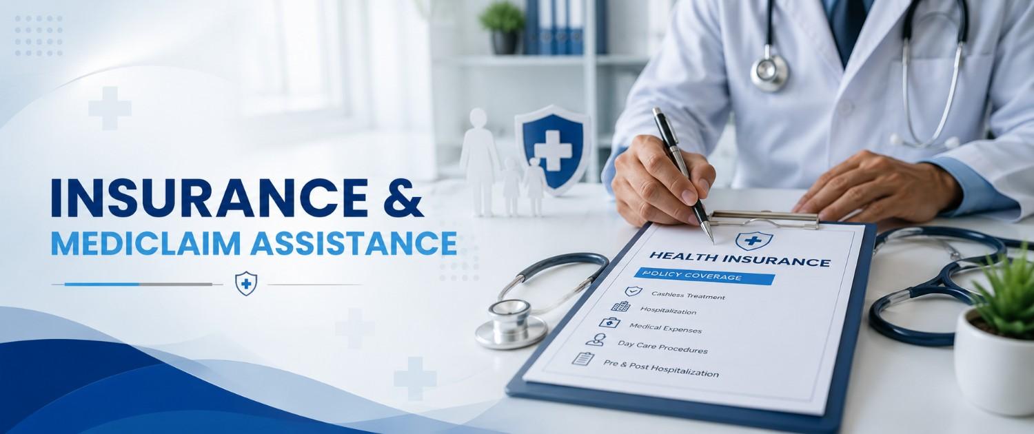 Insurance & Mediclaim Assistance at Vedant Pain Clinic