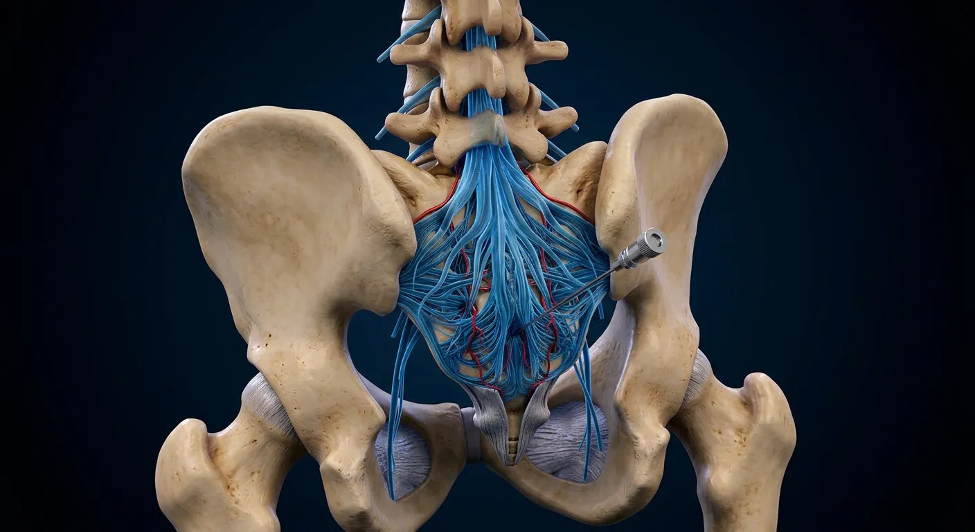 Fluoroscopy guided caudal epidural injection for lower back and leg pain