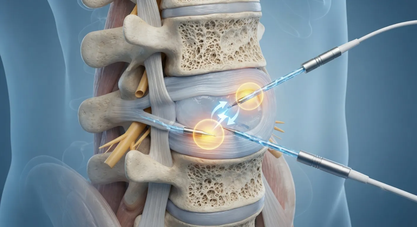 Bipolar intradiscal cooled radiofrequency biacuplasty for selected discogenic low back pain