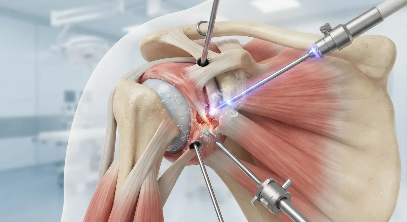 Shoulder capsule adhesiolysis and radiofrequency treatment for chronic shoulder pain and stiffness